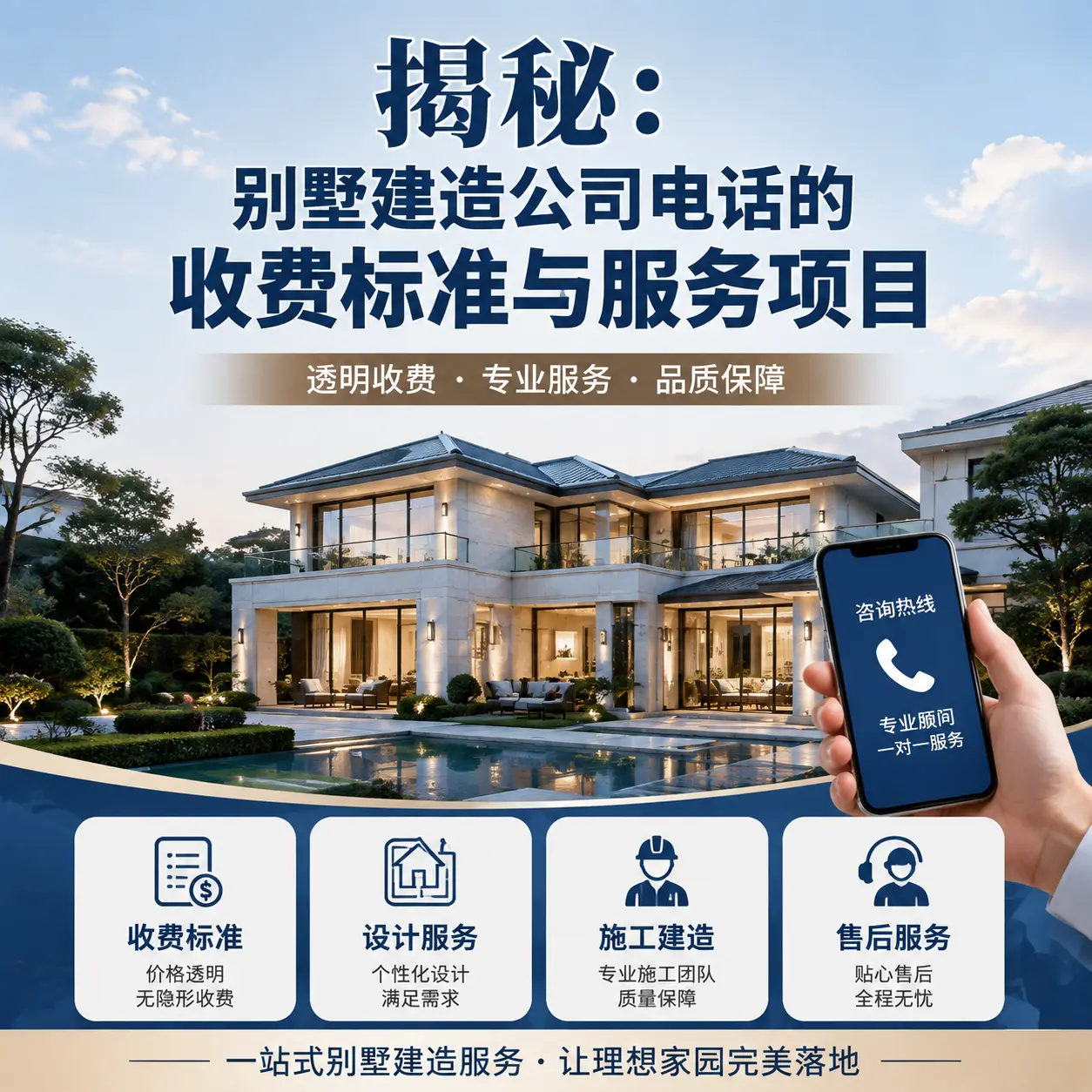 揭秘：锦屏别墅建造公司电话的收费标准与服务项目