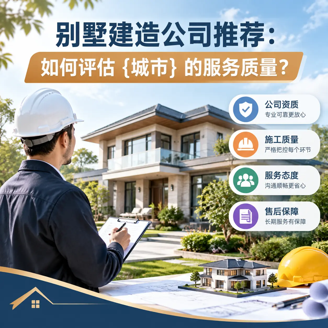 别墅建造公司推荐：如何评估 锦屏 的服务质量？