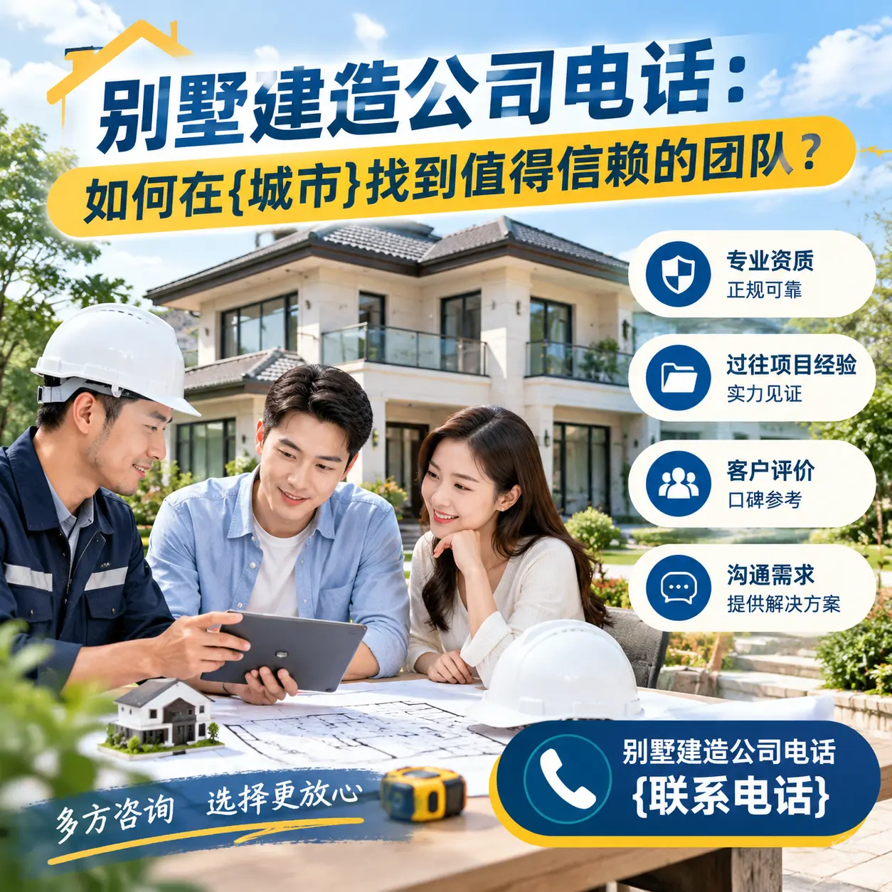 别墅建造公司电话：如何在锦屏找到值得信赖的团队？
