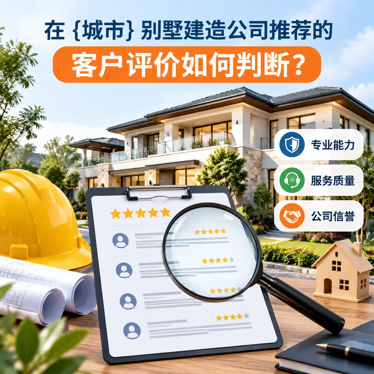 在 锦屏 别墅建造公司推荐的客户评价如何判断？
