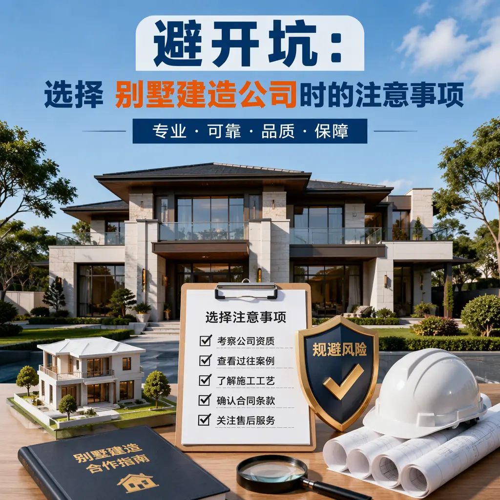 避开坑:选择 锦屏 别墅建造公司时的注意事项