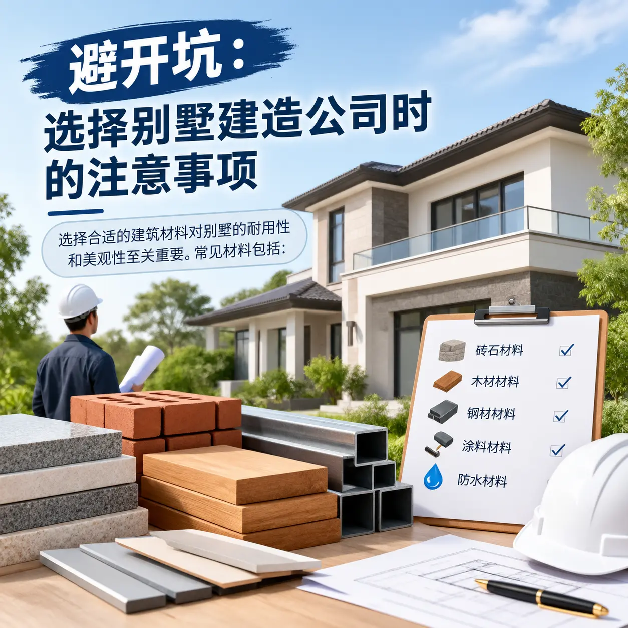 避开坑:选择 锦屏 别墅建造公司时的注意事项