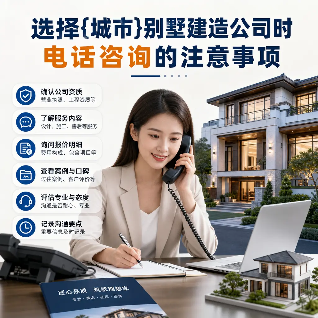 选择锦屏别墅建造公司时,电话咨询的注意事项