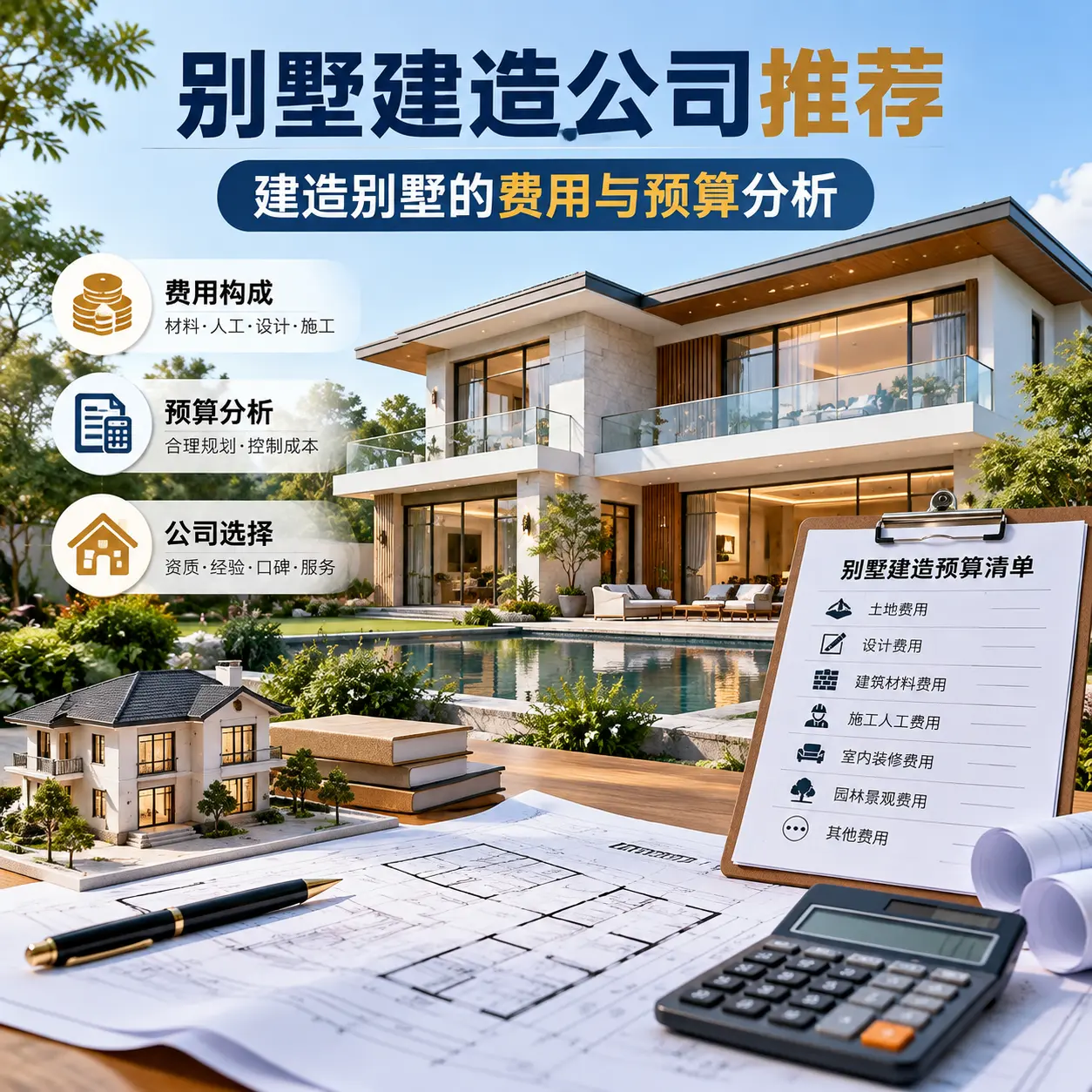 别墅建造公司推荐: 锦屏 建造别墅的费用与预算分析