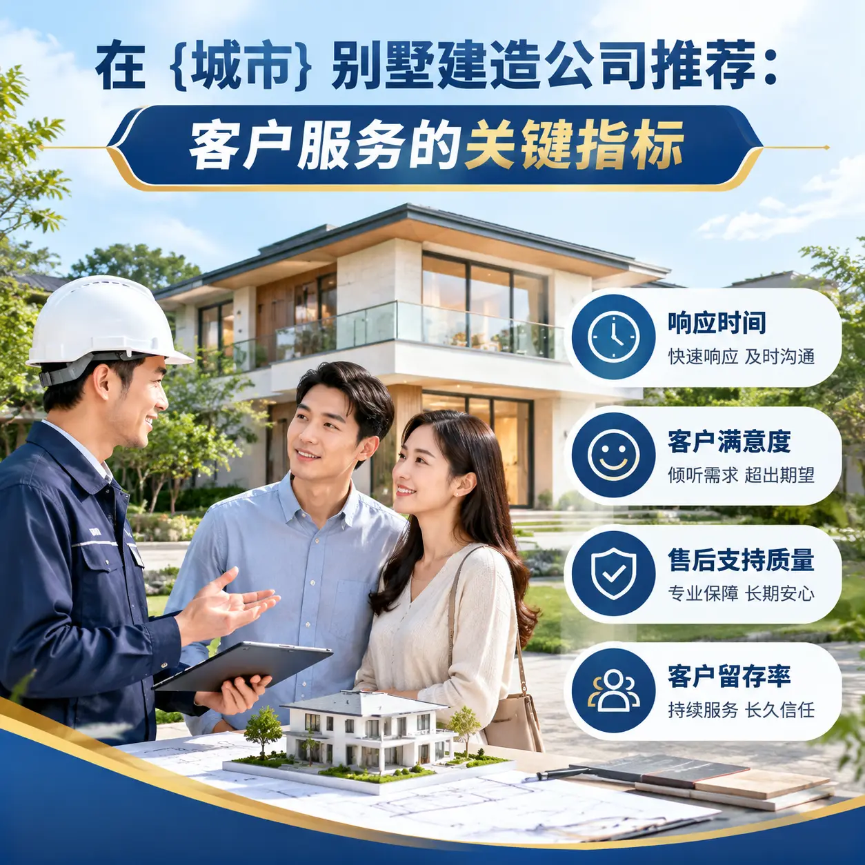 在 锦屏 别墅建造公司推荐:客户服务的关键指标