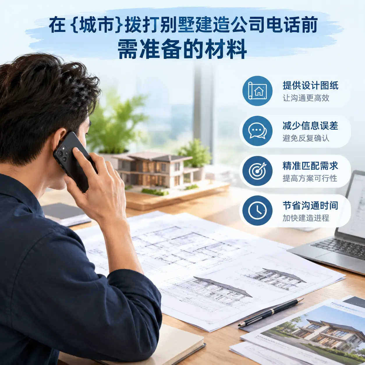 在锦屏拨打别墅建造公司电话前需准备的材料
