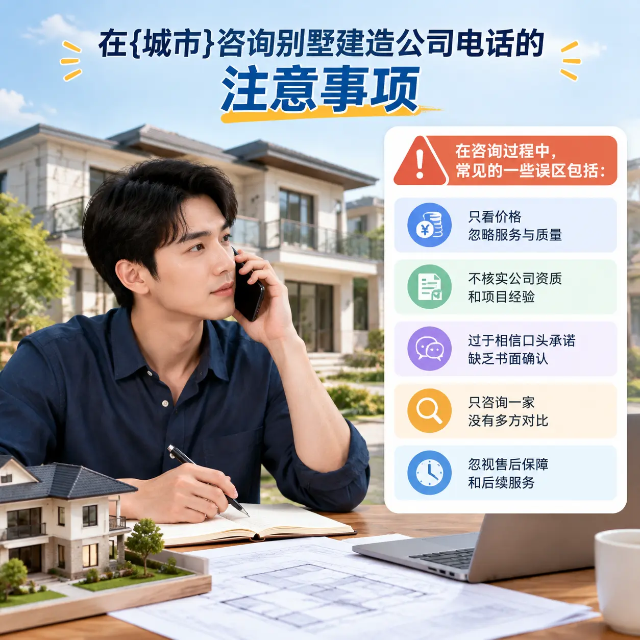 在锦屏咨询别墅建造公司电话的注意事项