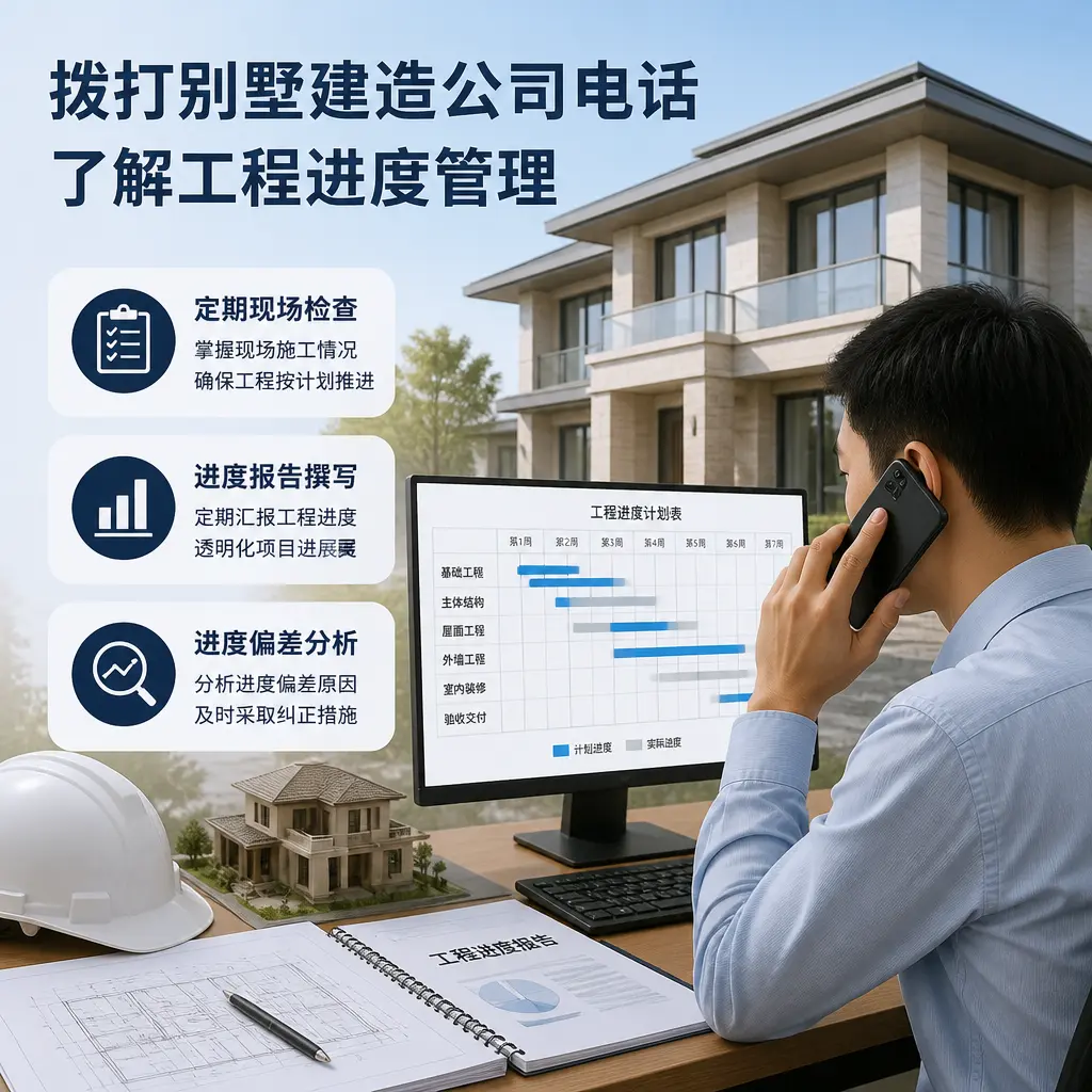 拨打锦屏别墅建造公司电话，了解工程进度管理