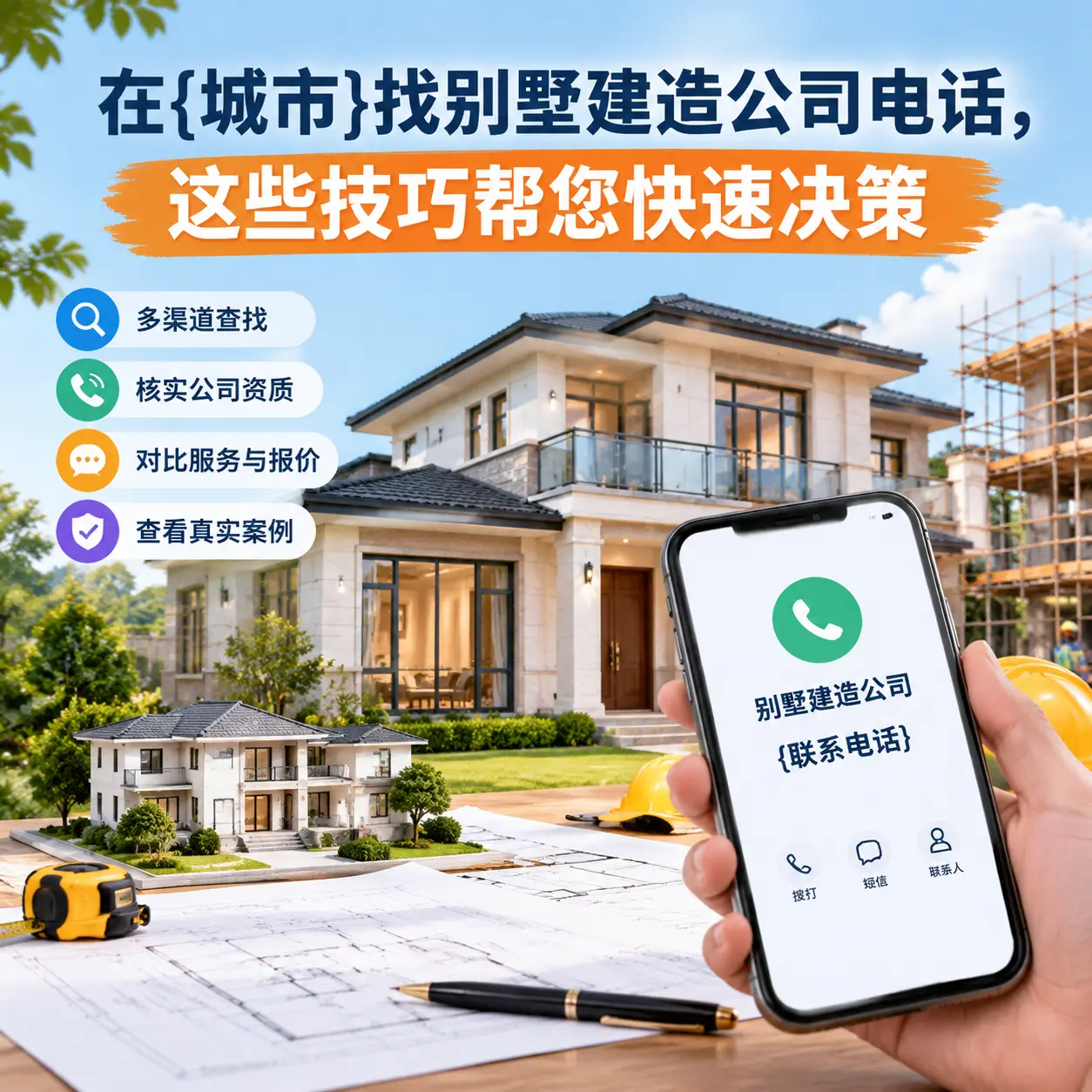 在锦屏找别墅建造公司电话,这些技巧帮您快速决策