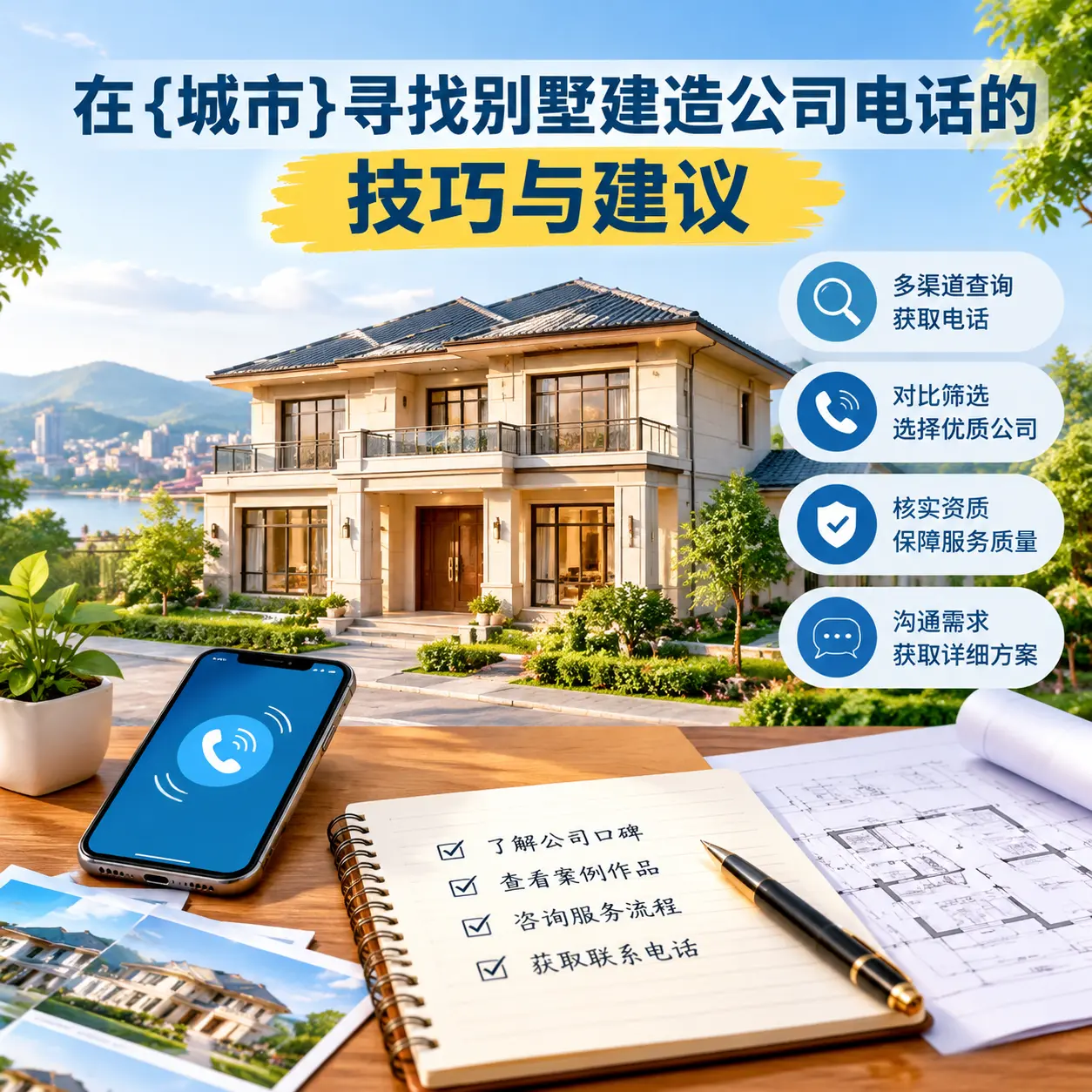 在锦屏寻找别墅建造公司电话的技巧与建议
