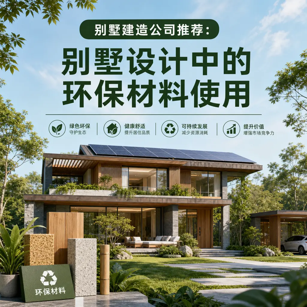 别墅建造公司推荐： 锦屏 别墅设计中的环保材料使用
