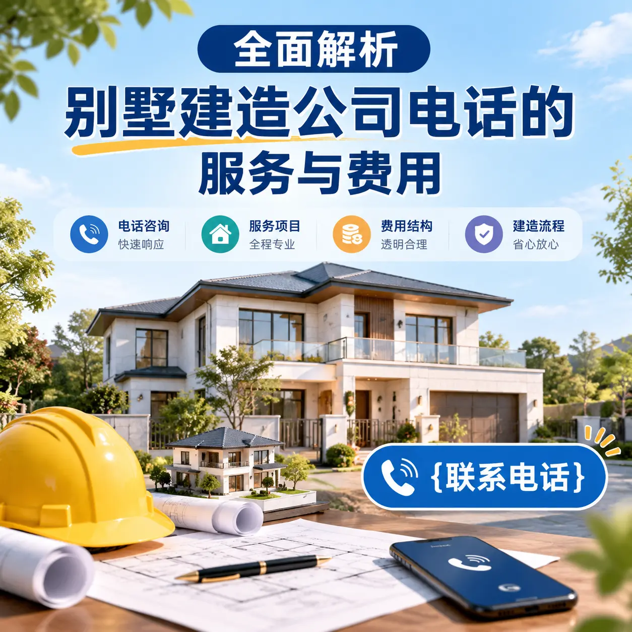 全面解析锦屏别墅建造公司电话的服务与费用